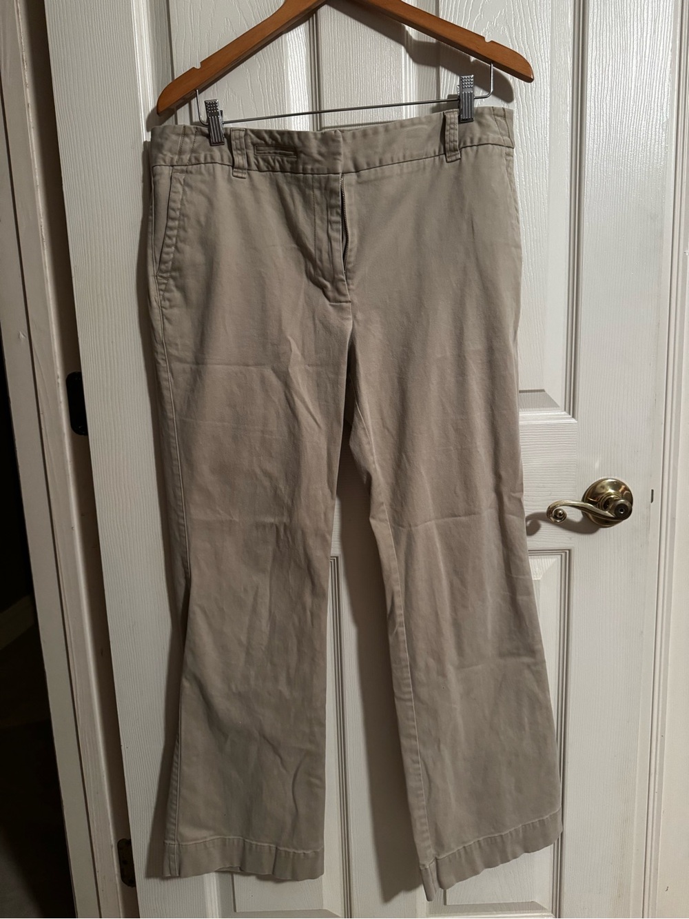 Women’s Khaki Straight-Leg Pants - Neutral Tan